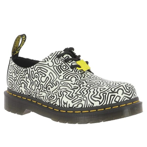 DR. MARTENS 1461 KH FIG KEITH HARING PRINT 26833009 (BLACK / WHITE)UNISEX